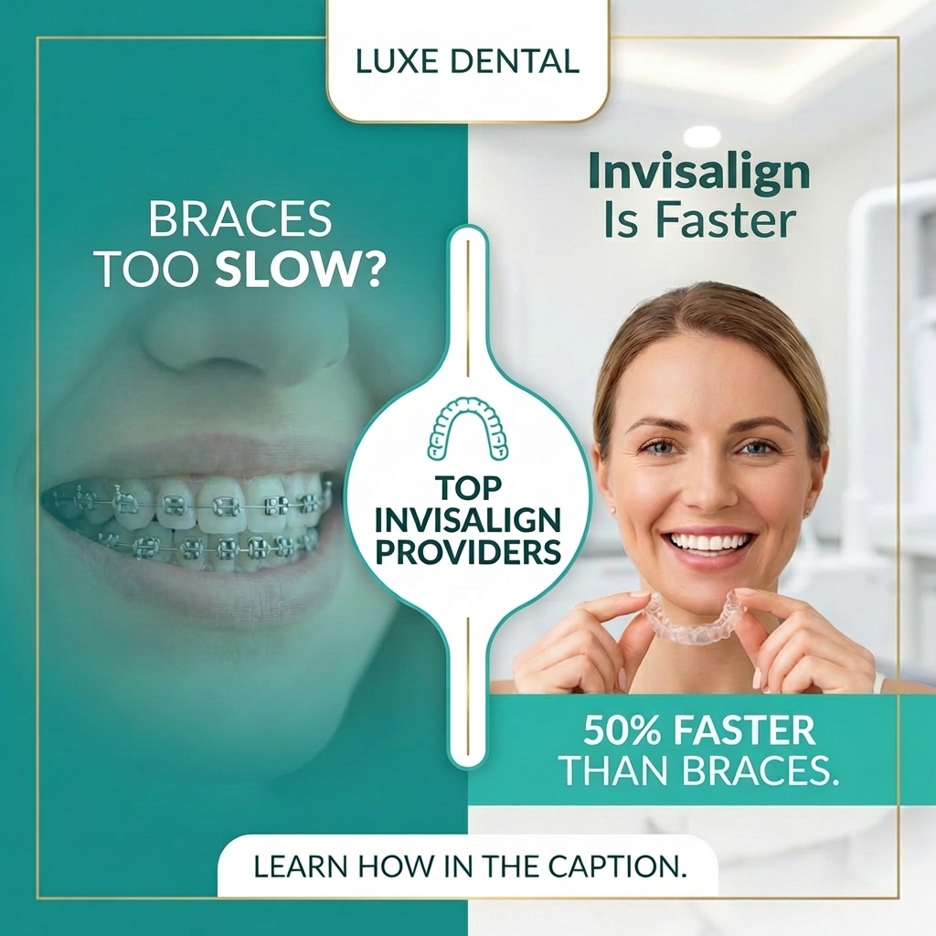 Luxe Dental creative: Organic Post #1